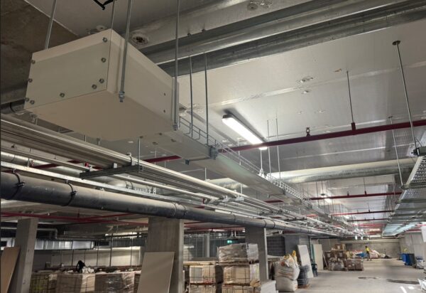 EV charging busduct installation